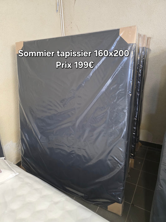 Sommier tapissier 160x200