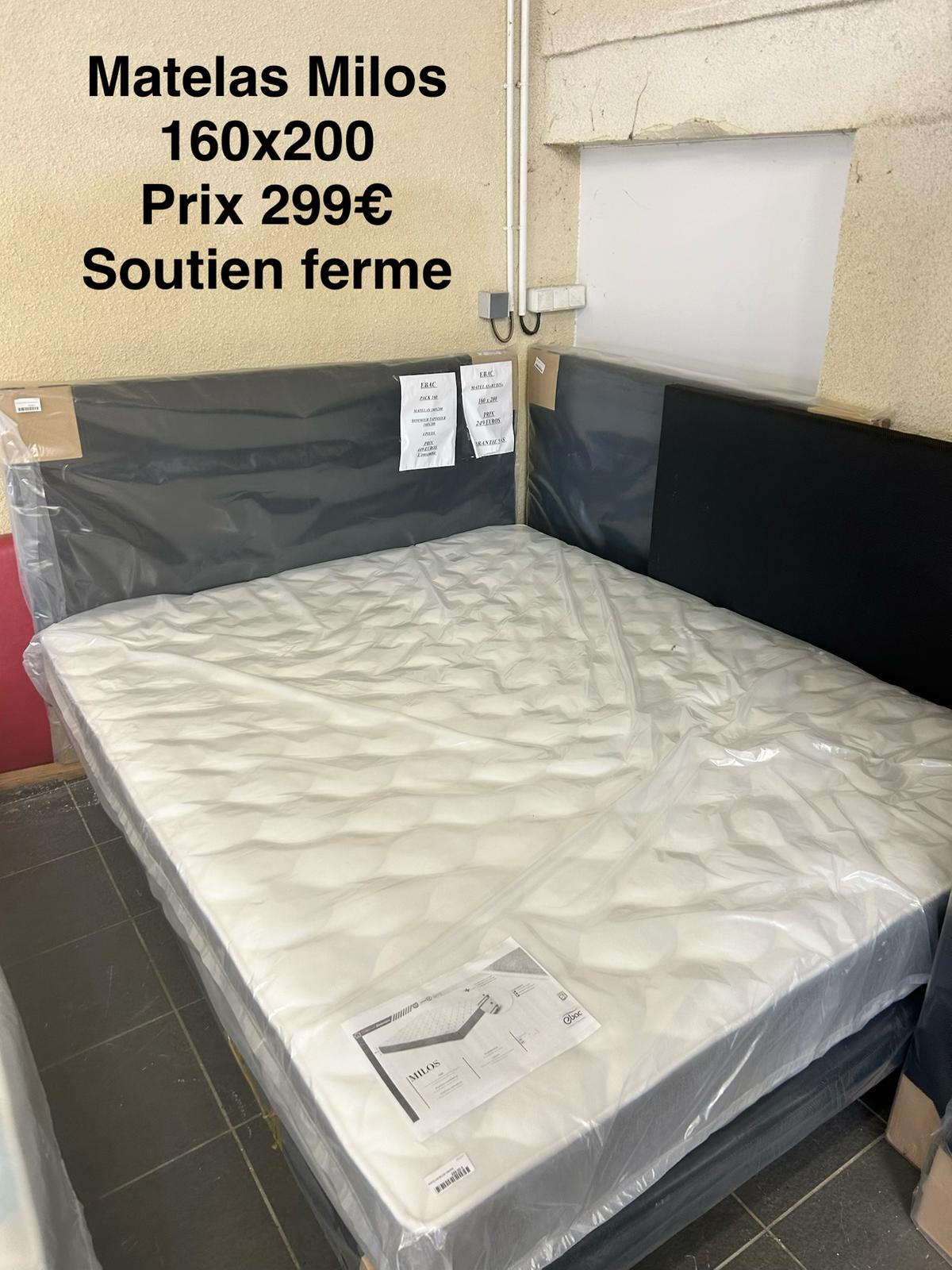 Matelas Ebac modèle Milos 160 cm x 200