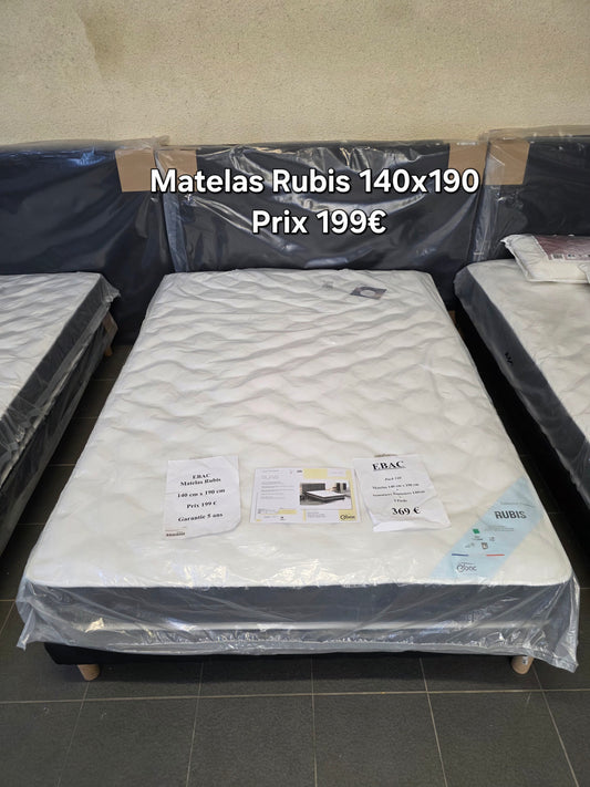 Matelas Rubis 140x190 cm