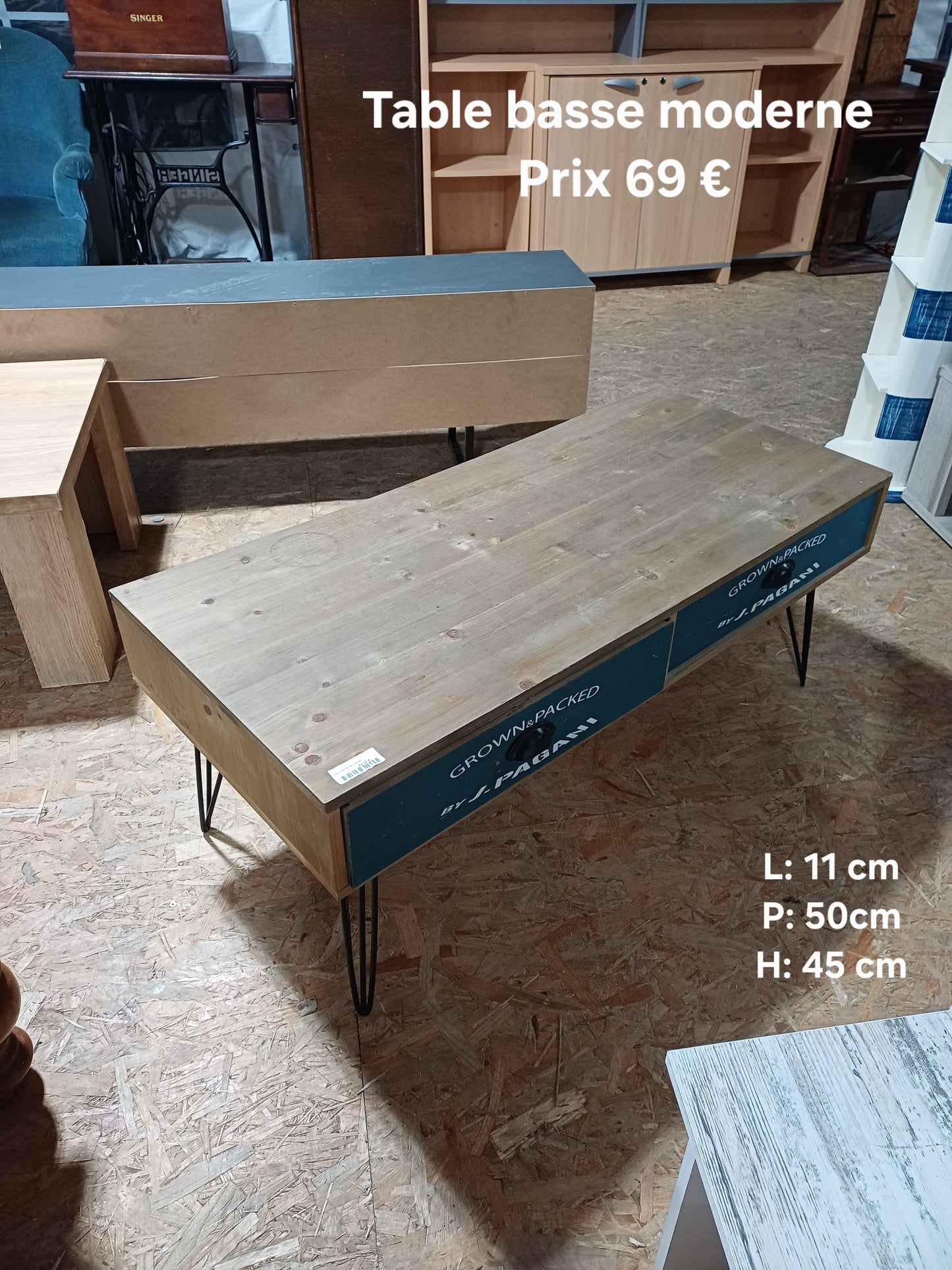 Table basse moderne 051162