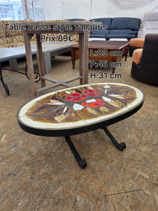 Table basse Vallauris