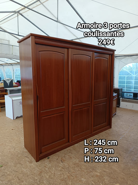 Armoire 3 portes coulissantes 059546