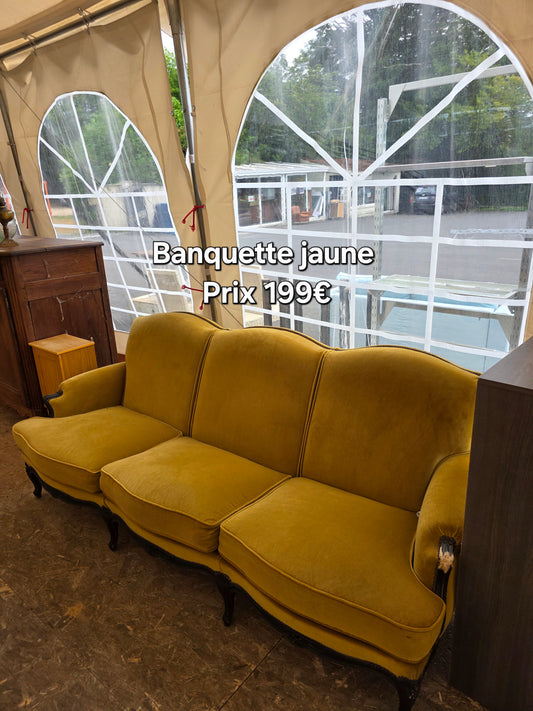 Banquette jaune 043669
