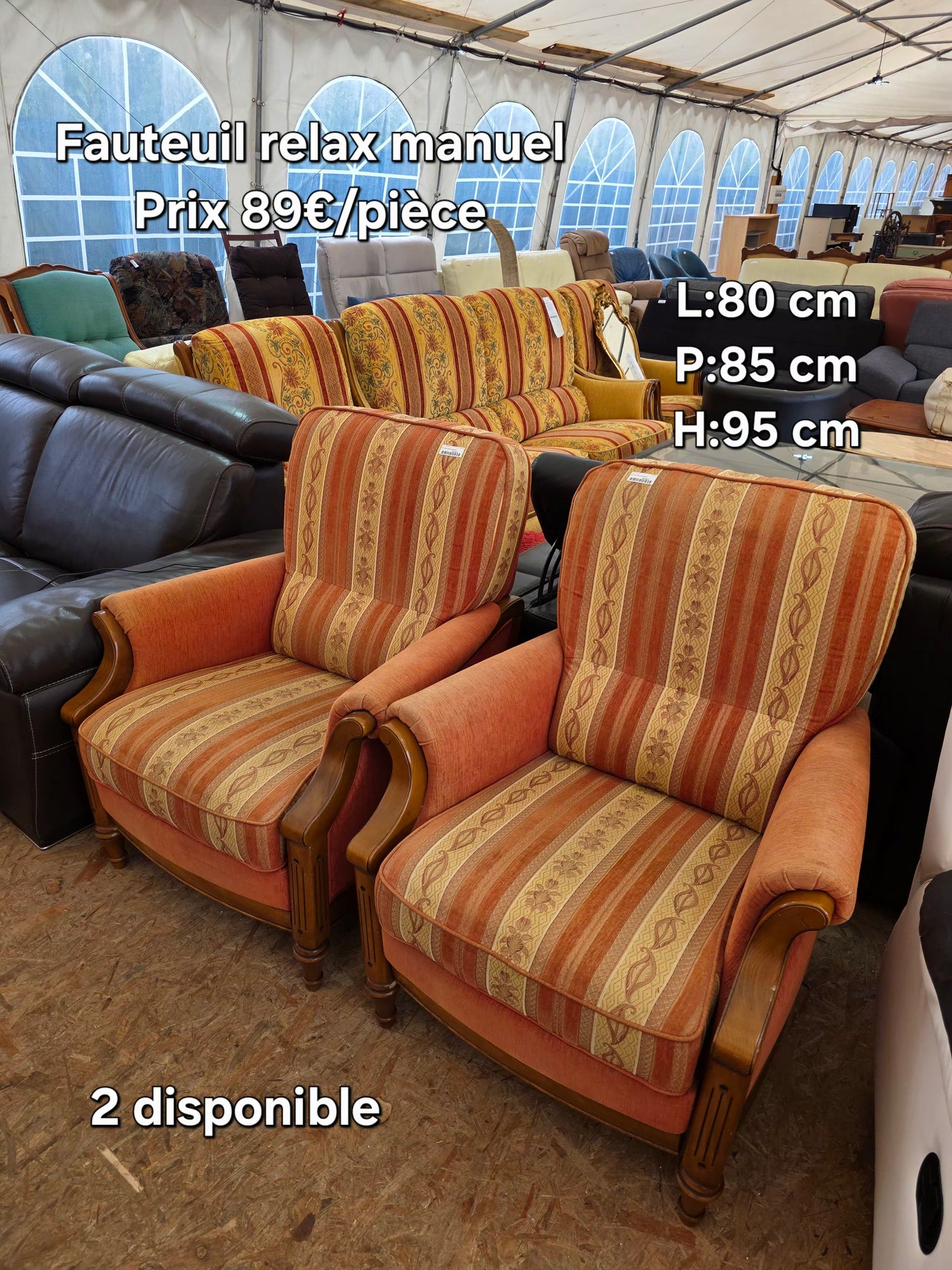 Fauteuil relax manuel 052621/052581