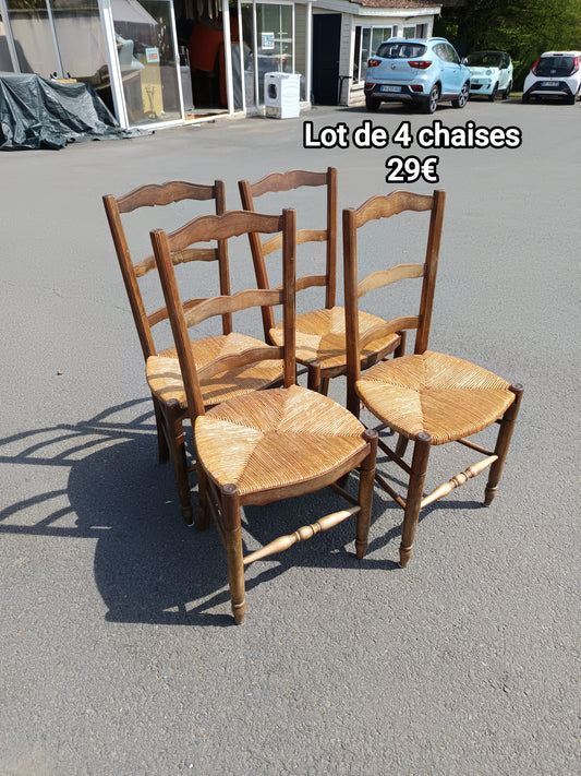 Lot de 4 chaises 060151