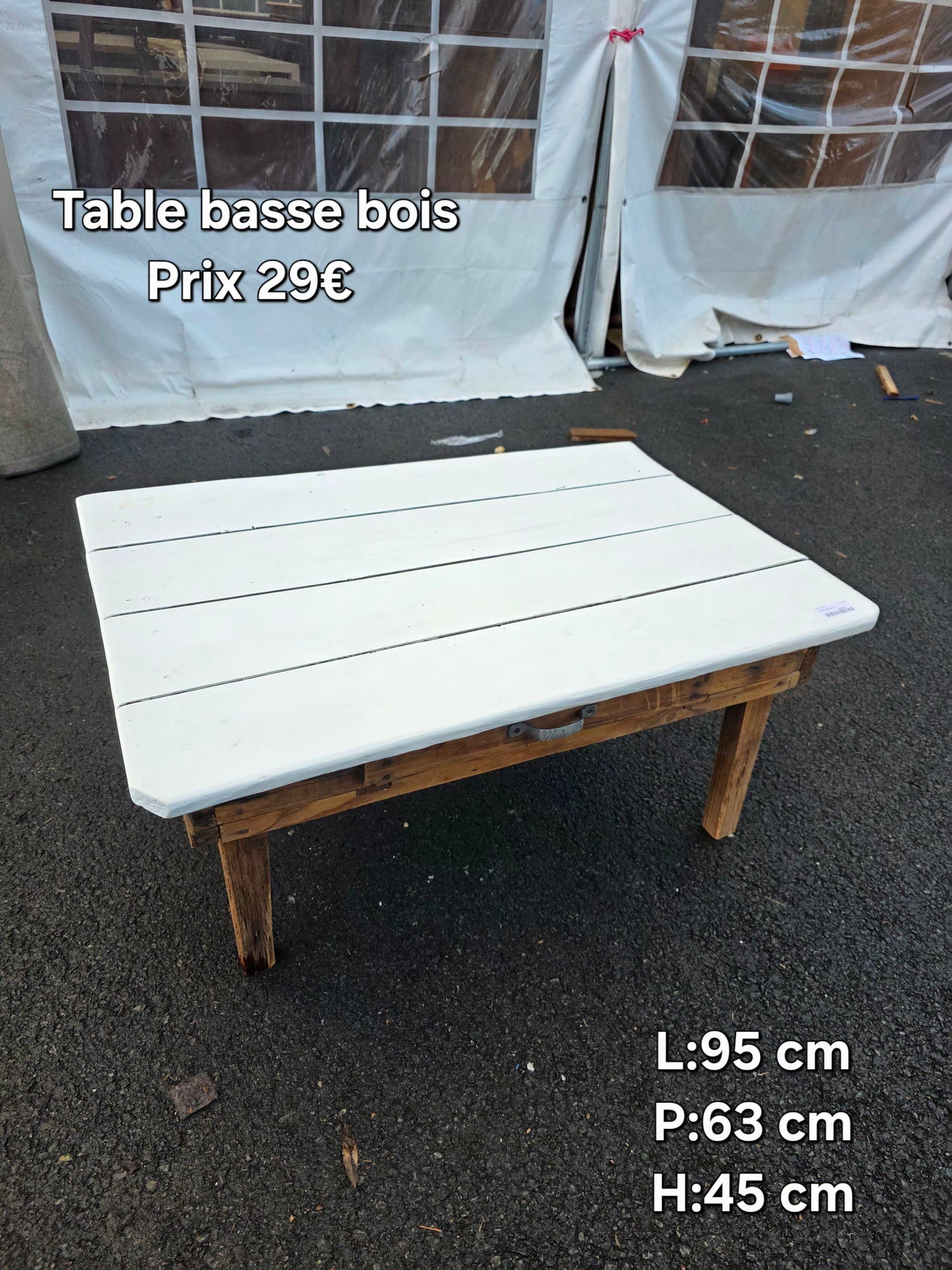 Table basse bois 055057