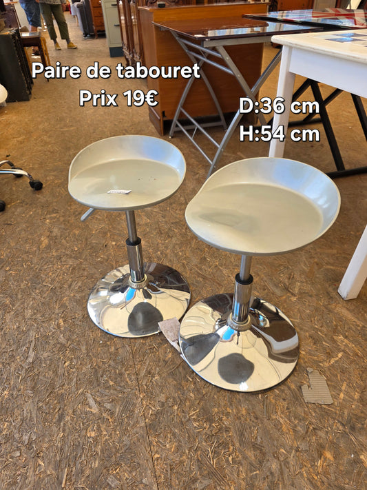 Paire de tabouret 049839