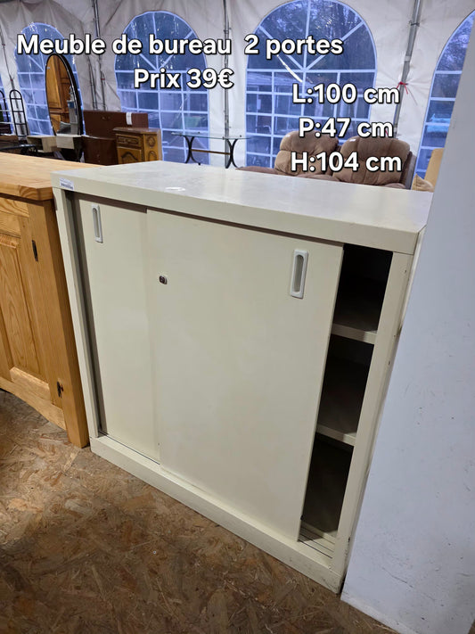 Meuble de bureau 2 portes 052127