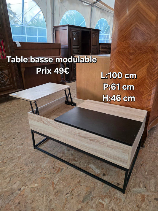 Table basse moderne modulable 050642