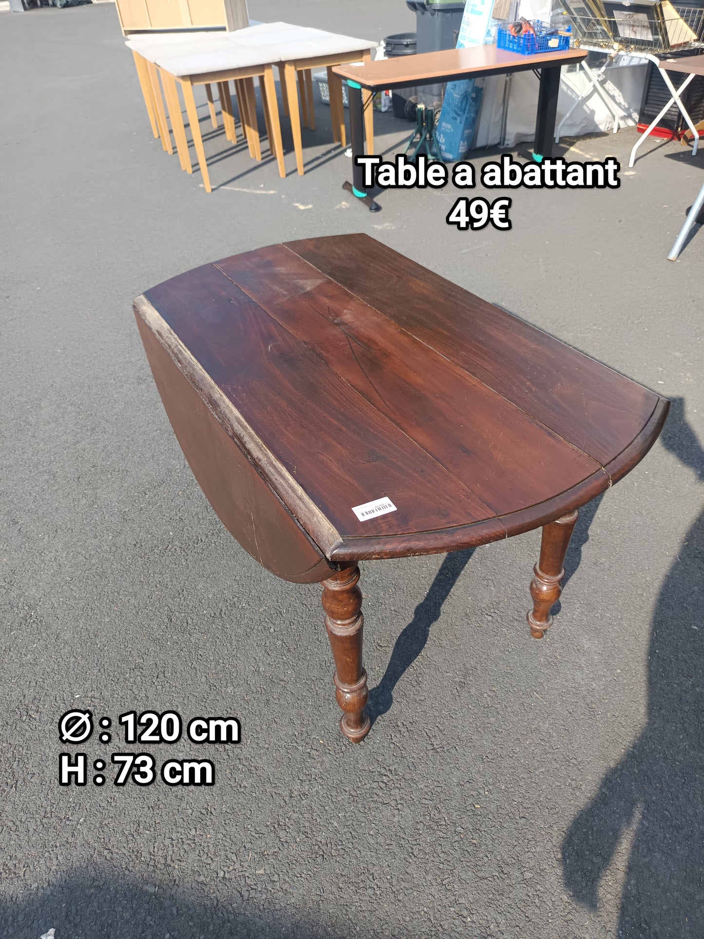 Table a abattant 063889