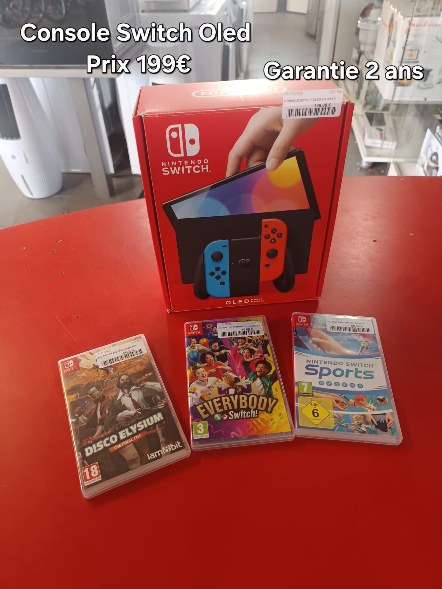 Console Switch Oled en boite