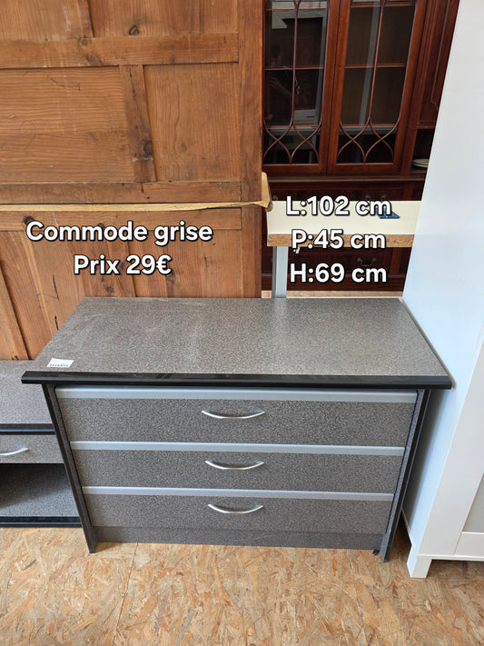 Commode grise 047138