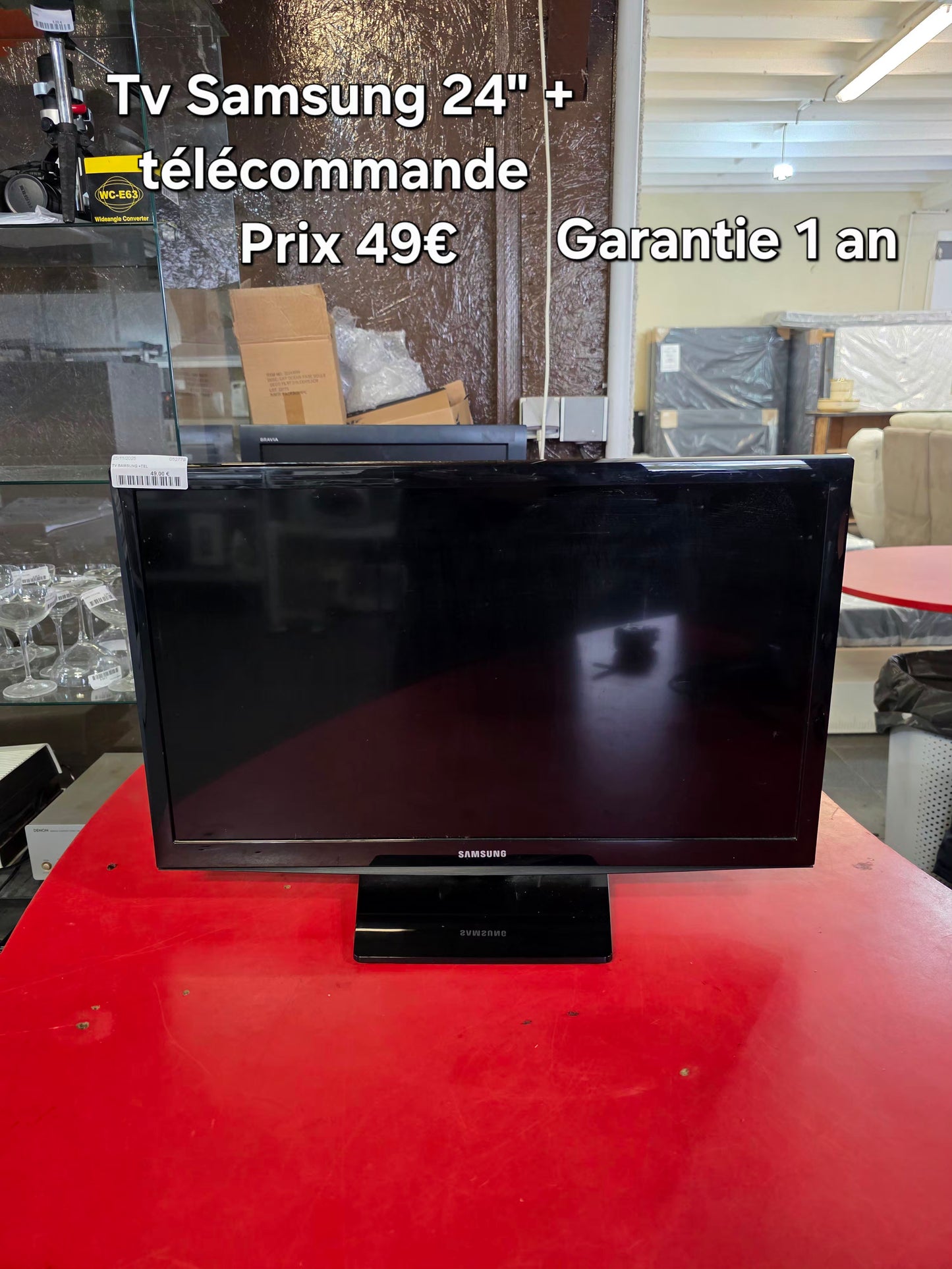 Tv Samsung 24" +télécommande 052779