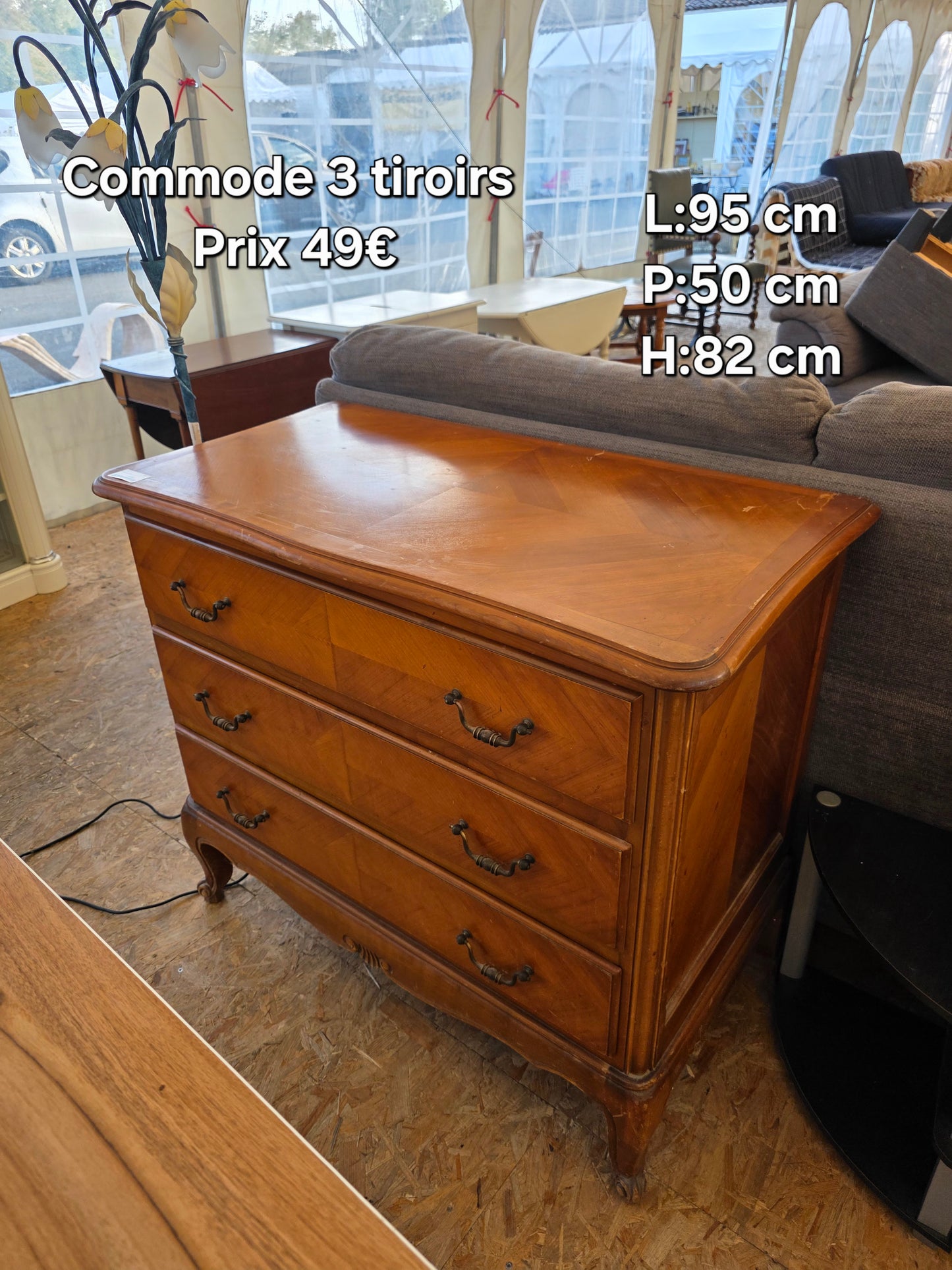 Commode 3 tiroirs 049745