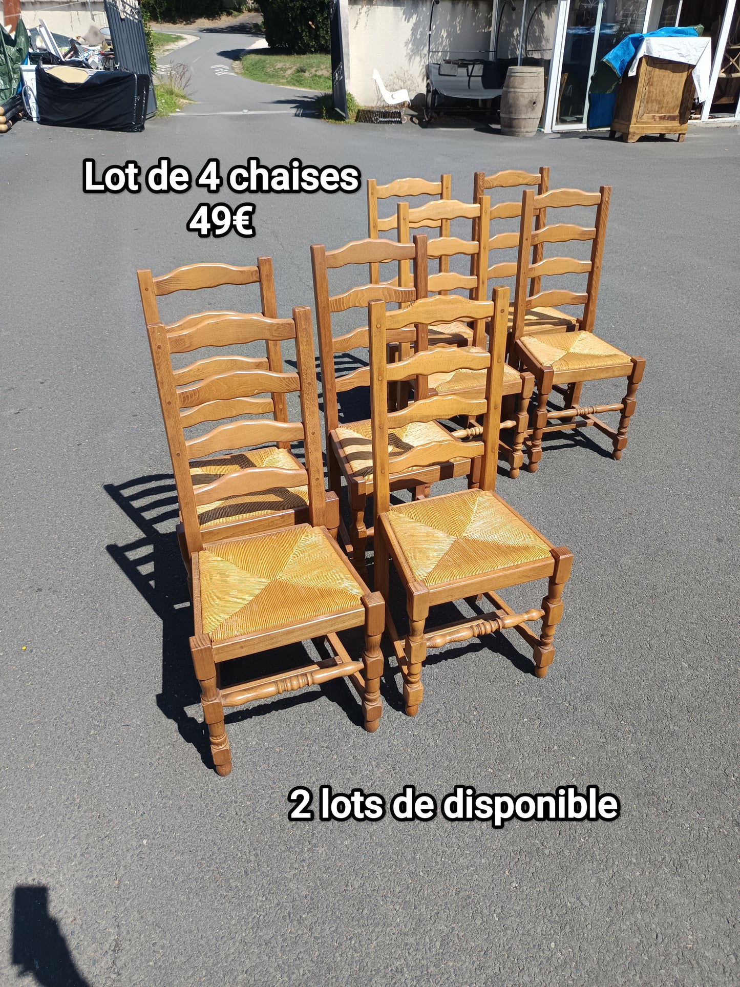 Lot de 4 chaises 067056