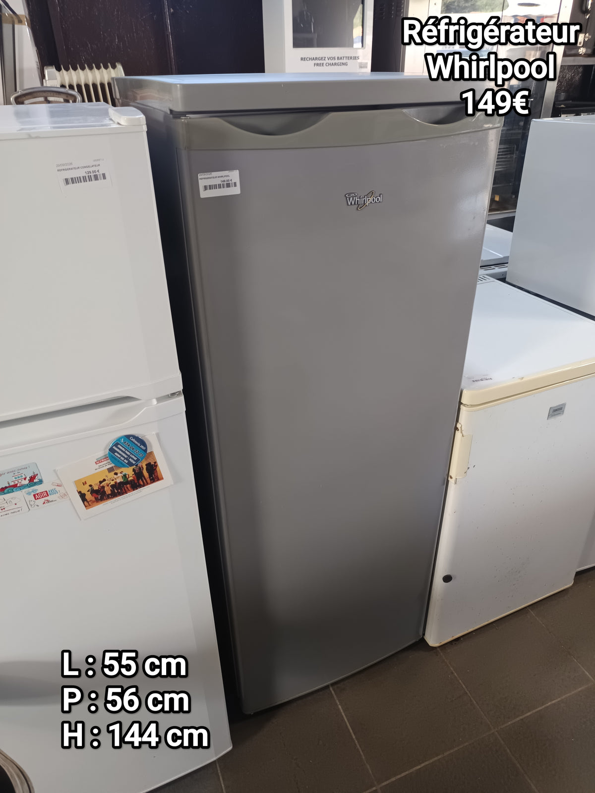 Réfrigérateur congélateur Whirlpool 068873