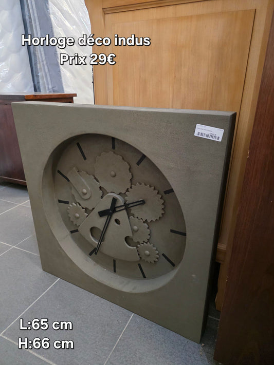 Horloge déco indus 054866