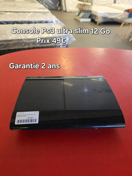 Console Ps3 ultra slim 12go 047075
