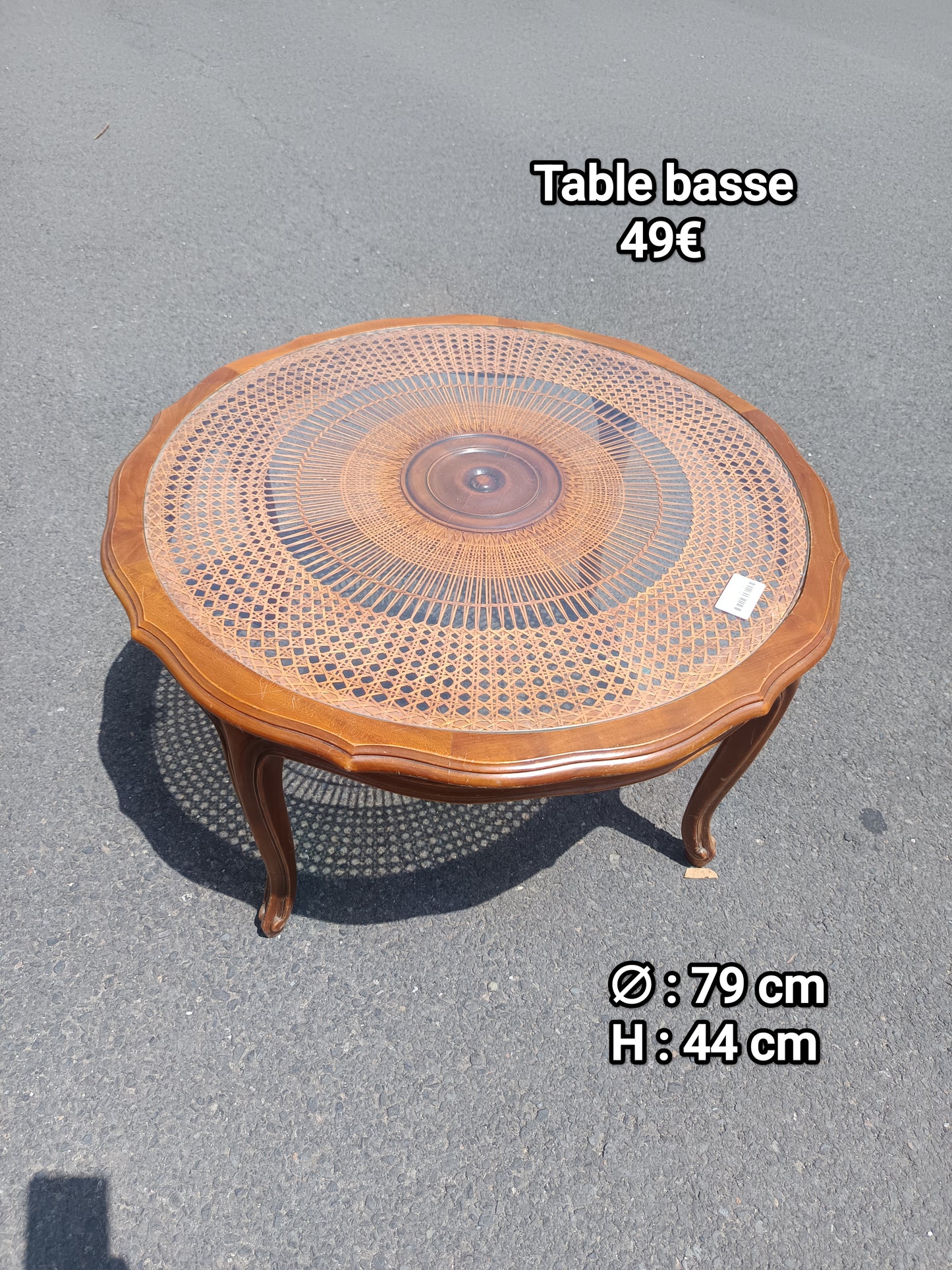 Table basse ronde 063949