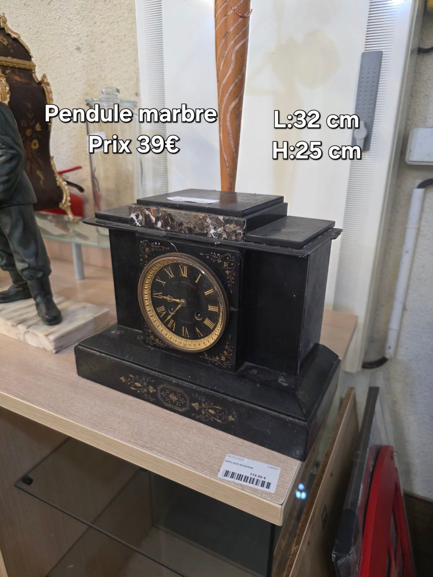 Pendule marbre 051110