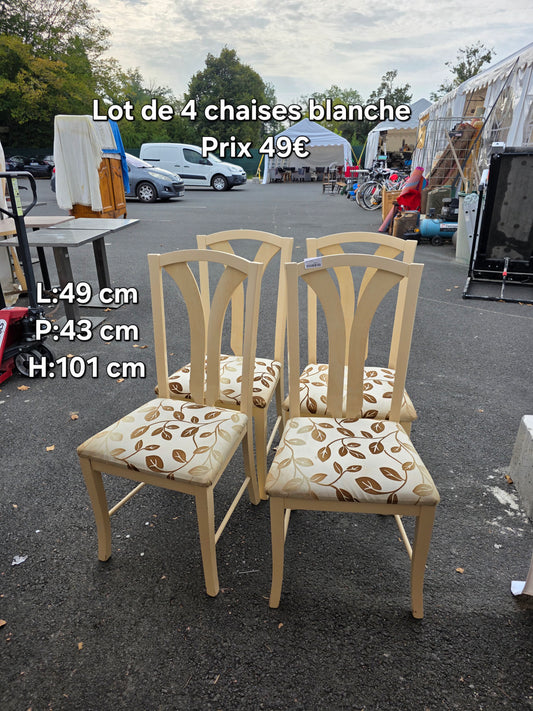 Lot de 4 chaises 047137