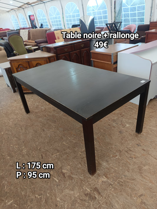 Table noire + rallonge 059652