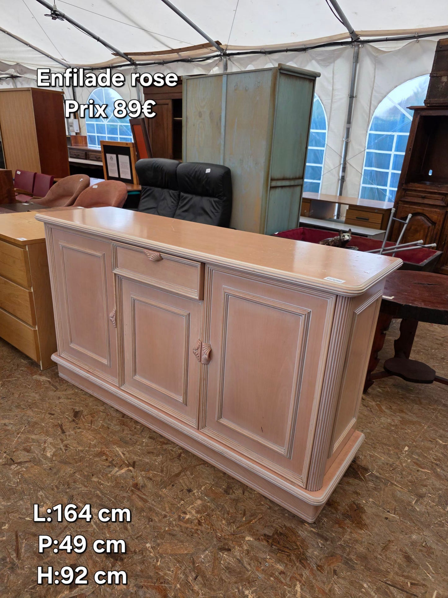 Enfilade rose 057344