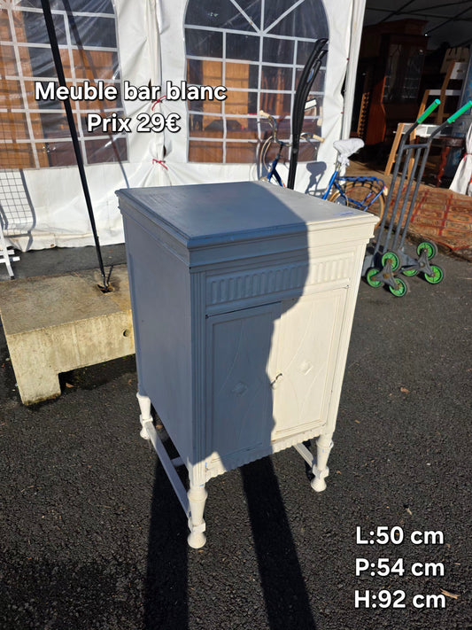 Meuble bar blanc 053907